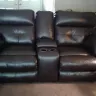 Big Lots - leather loveseat recliner