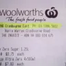 Woolworths - out of date food