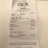 Nordstrom Rack - unprofessional manager / wrong item charged