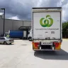 Woolworths - your delivery truck driver in this vehicle