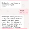 Letgo - I posted an animal hut for sale and it went down hill