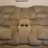 The Dump - twin recliner love seat with center compartment