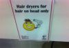 Hair Dryer Instructions