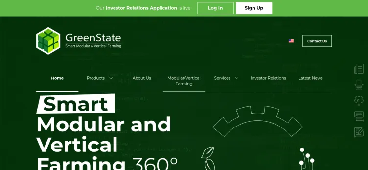 Screenshot GreenState.ch