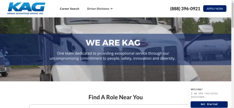 Screenshot TheKAG.com