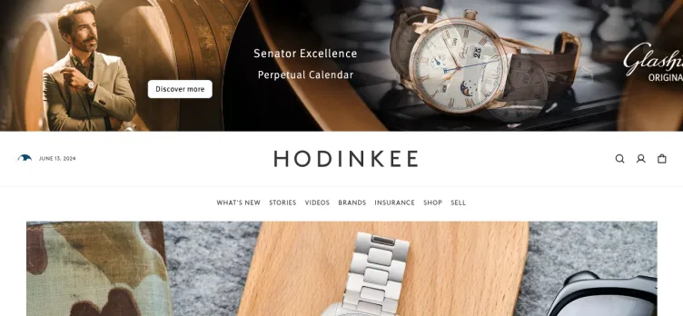 Screenshot Hodinkee