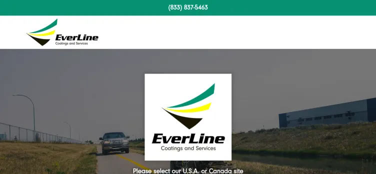 Screenshot EverLine Coatings