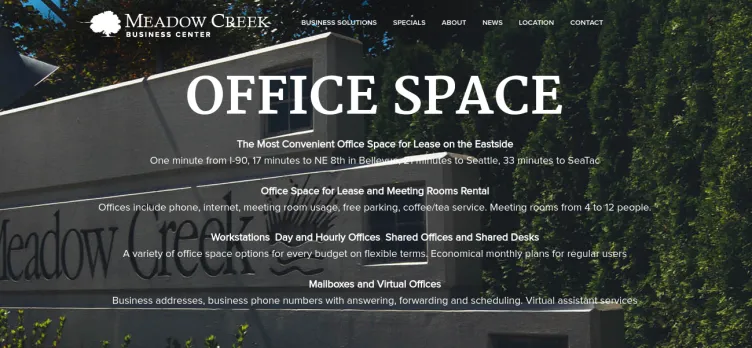 Screenshot Meadow Creek Business Center