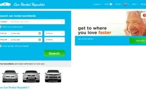 Car Rental Republic website