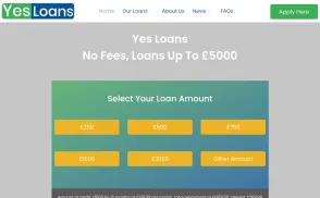 Yes Loans website