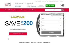 Tire Kingdom website