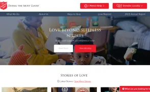The Salvation Army USA website