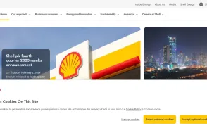 Shell website