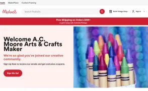 A.C. Moore Arts & Crafts website
