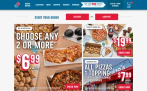 Domino's Pizza website