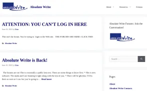 Absolute Write website