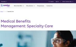 AIM Specialty Health website