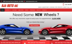 AJ's Auto Inc website