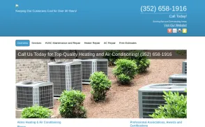 Akins Heating & Air website