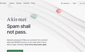 Akismet website