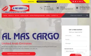 Al Mas Cargo website