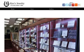 Alex's Jewelry website