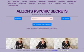 Alizons-psychic-secrets.com website