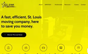 All-Star Moving website