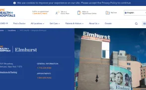 Elmhurst Hospital website