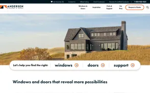 Andersen Windows & Doors website