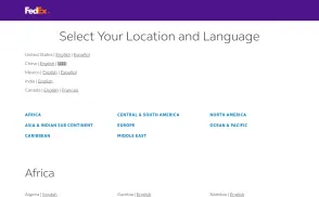 FedEx website