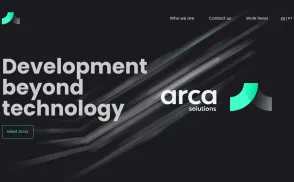 Arca Solutions website