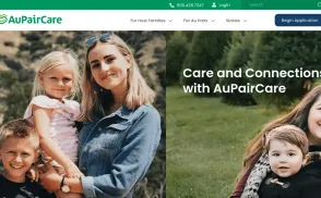 AuPairCare website