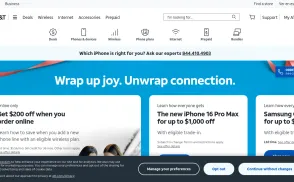 AT&T website