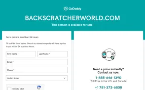 Back Scratcher World website