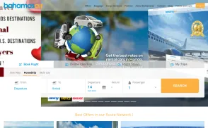 BahamasAir Holdings website