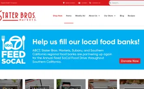 Stater Bros Markets website