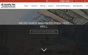 Beckers Tax Service / 1040+ Quality Tax & Financial Services website