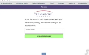 TransGlobal Service website
