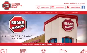 Brake Masters website