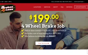 Brakes 4 Less website