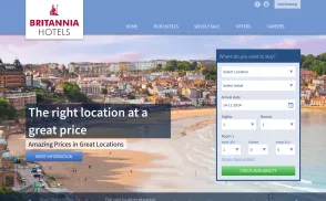 Britannia Hotels Ltd website