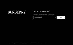 Burberry Group website