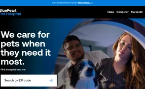 BluePearl Veterinary Partners website