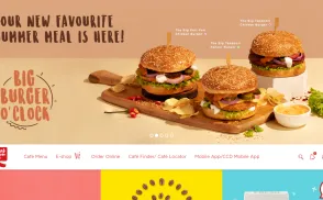 Cafe Coffee Day website