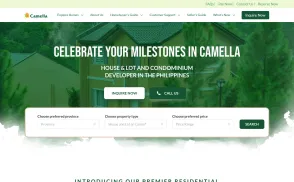 Camella Homes website