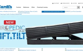 Cardi's Furniture website
