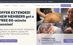 Massage Envy website
