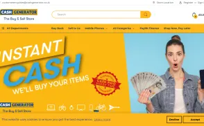 Cash Generator website