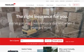 Travelers Insurance website